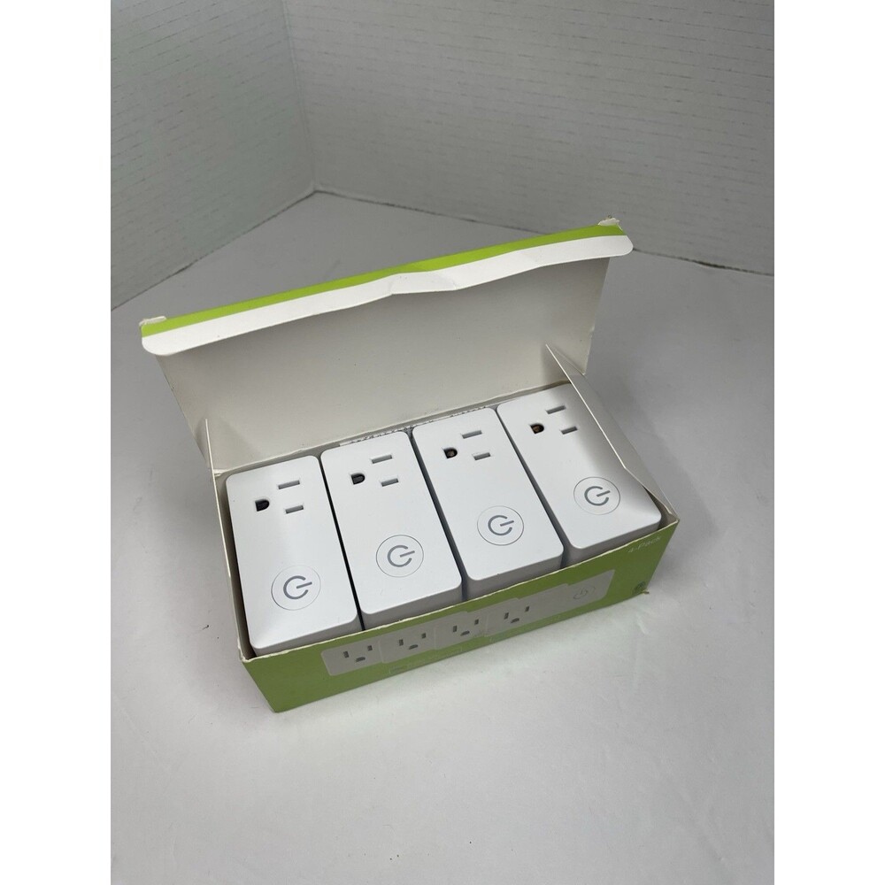 BN-LINK WiFi Smart Plug 4 Pack Heavy Duty 2.4GHz Smart Outlet Timer White